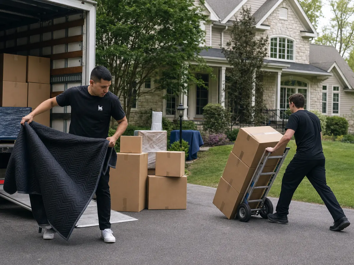 Bulldog Movers household route planning for Darnestown moving customers