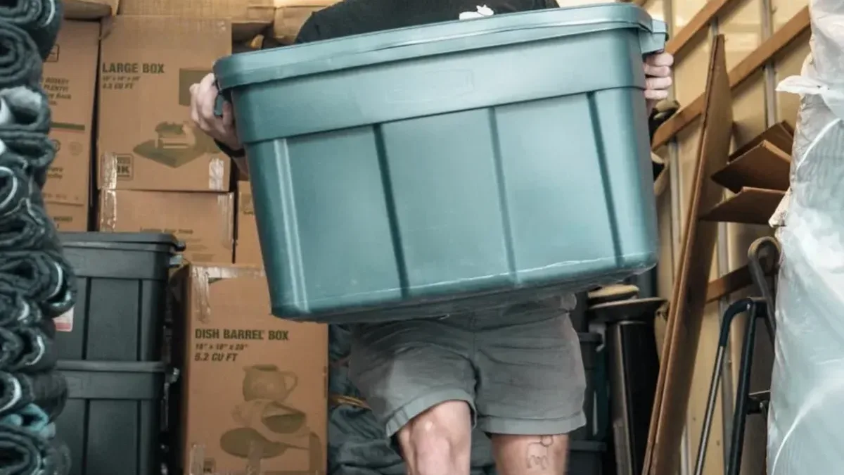 Bulldog Movers moving bin and truck loading for Germantown moving services