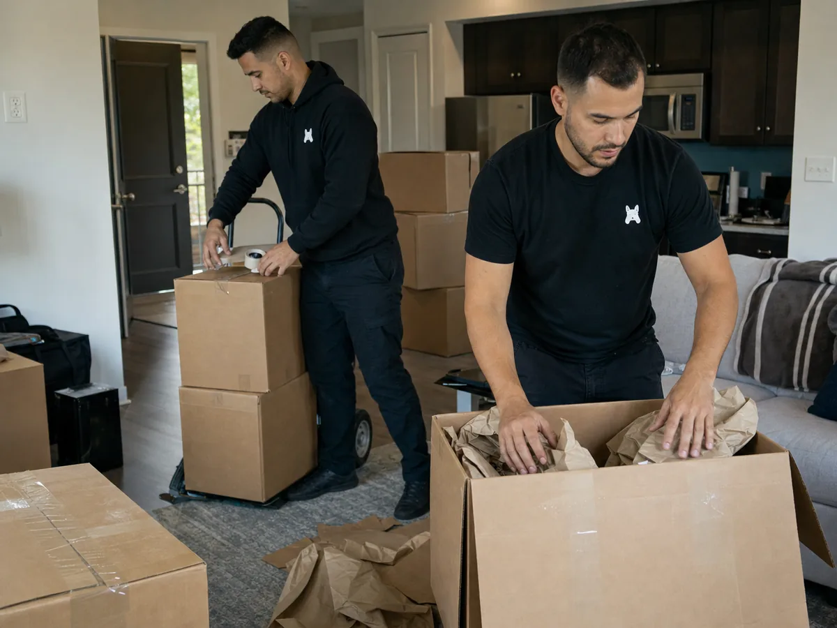Bulldog Movers packing support for Herndon moving customers