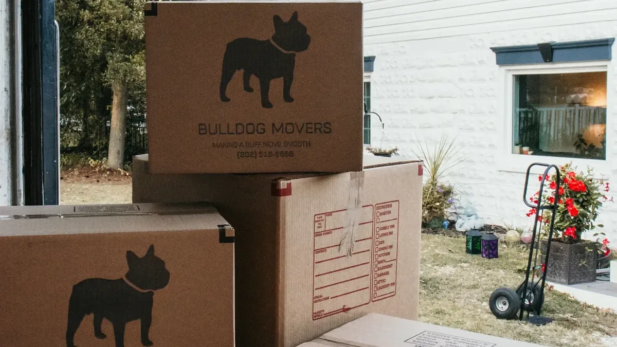 Bulldog Movers home box staging for Potomac moving services