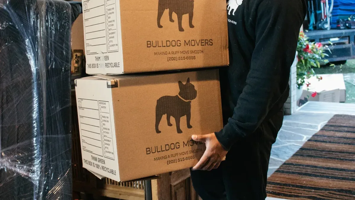 Bulldog Movers box handling and loading for Silver Spring moving services
